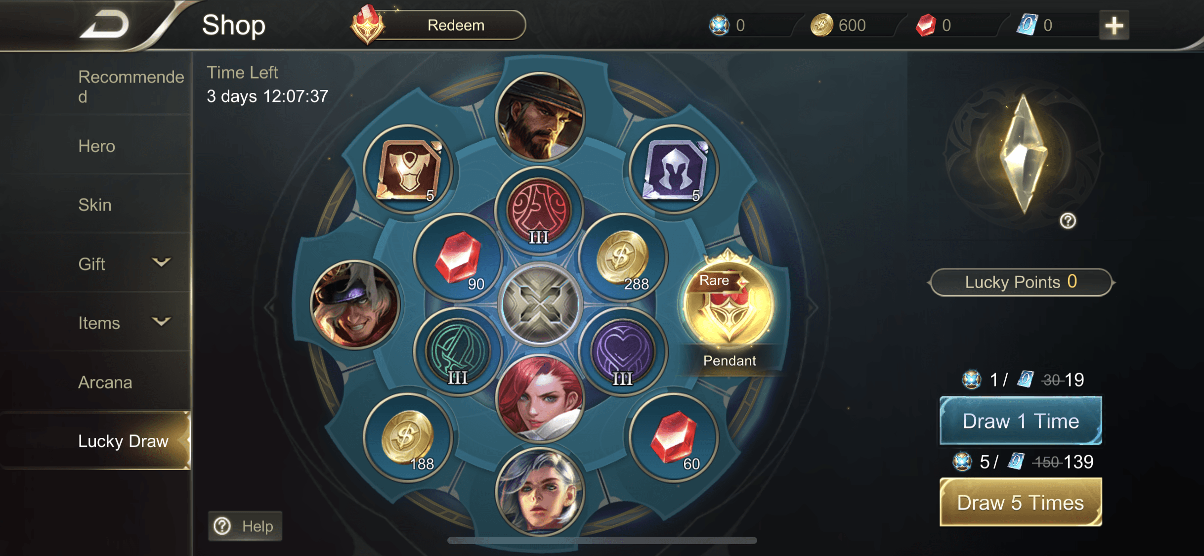 Rov Free Hero Naded Coins 024