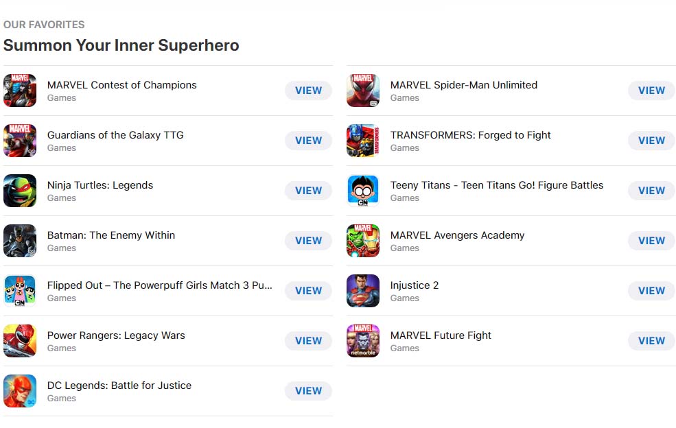Superhero Mobile Games Cover2