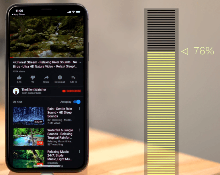 เปิด Dark Theme (ธีมสีเข้ม) ของแอป YouTube ใน iPhone X ช่วยประหยัดแบตฯ