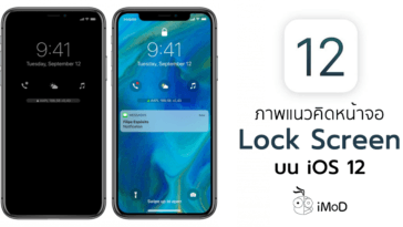 Ios 12 Lock Screen Concept Widget
