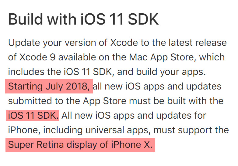 Ios App Support Ios 11 Iphone X Display July 2018 1
