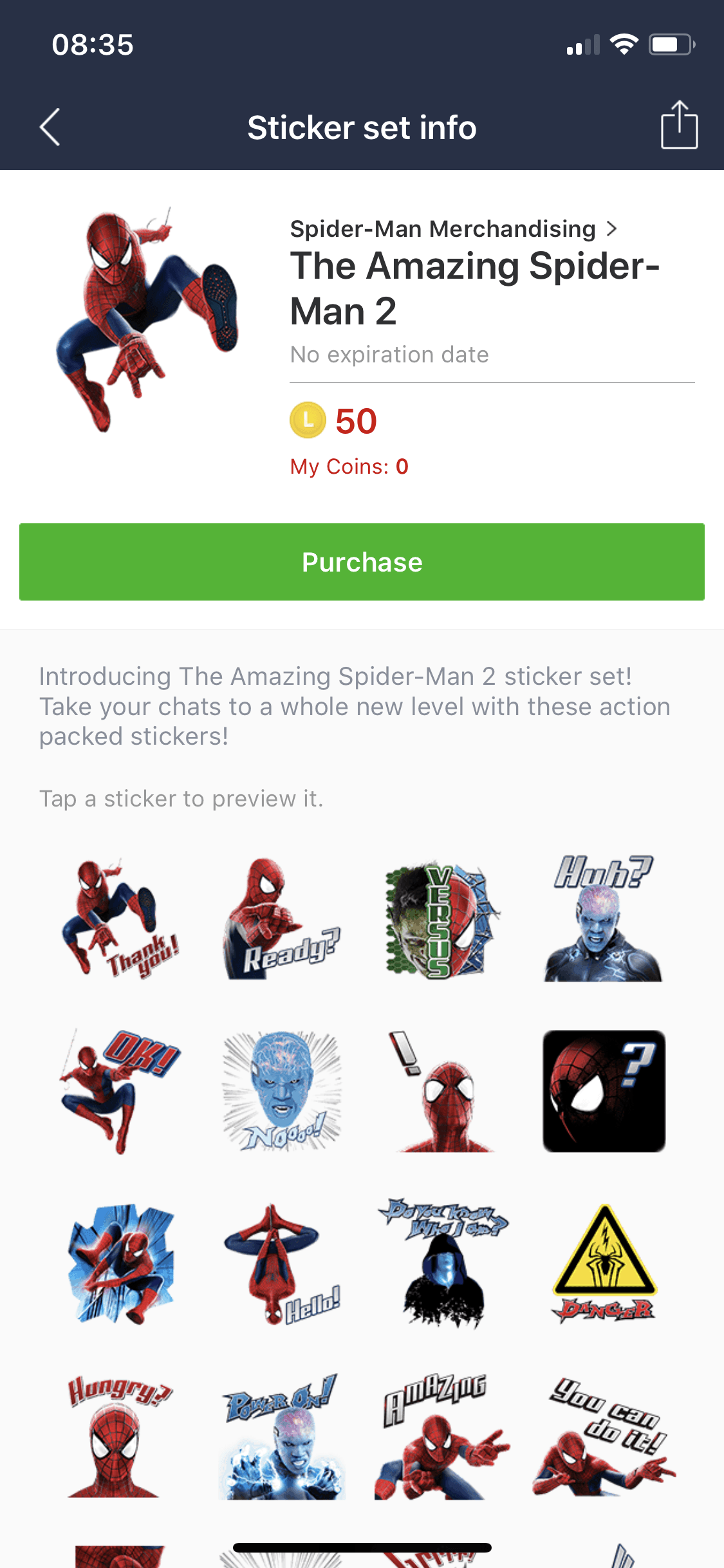 Line Marvel Sticker Discount 2