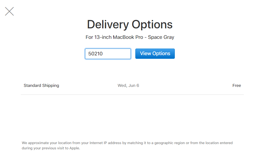 Macbook Pro Shipping Dates June 6 1