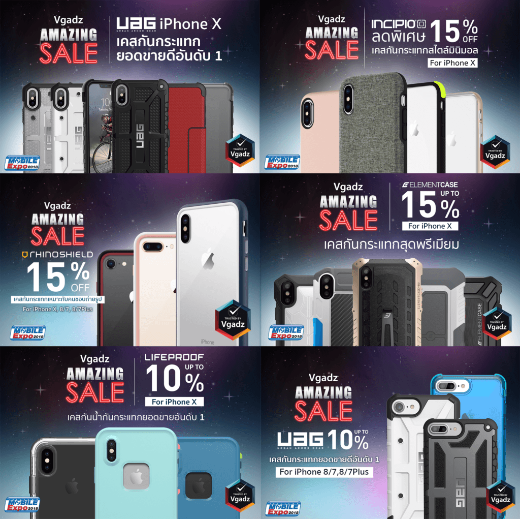Vgad Iphone Case Sale Thailand Mobile Expo 2018