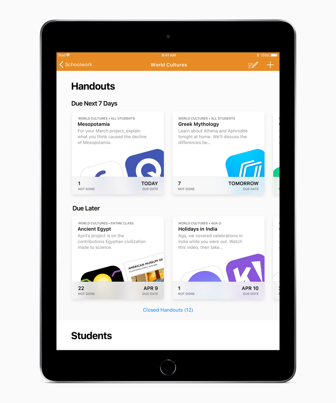 apple-schoolwork