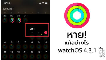 Activity Ring Not Show After Updated Watchos 4 3 1 Fix
