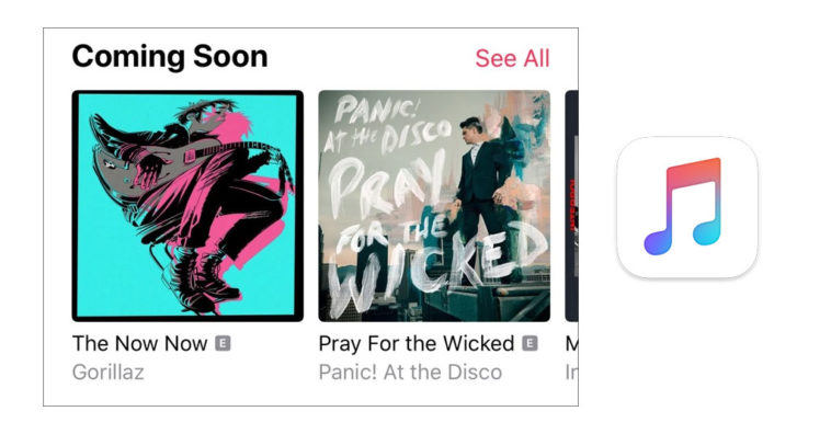 Apple Music Coming Soon Tab