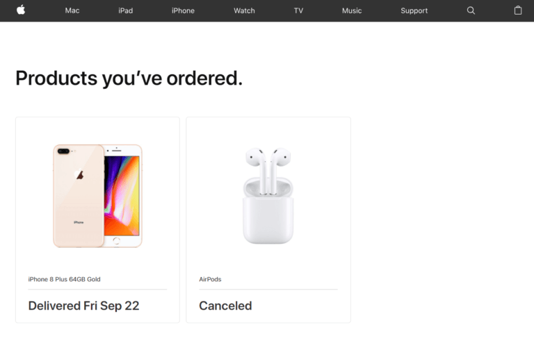 Apple อัปเดตหน้า