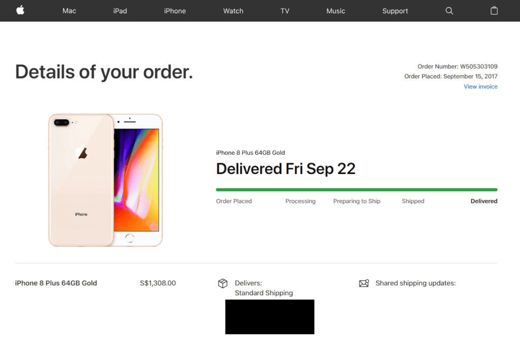 Apple Redesign Orders Page Website 2