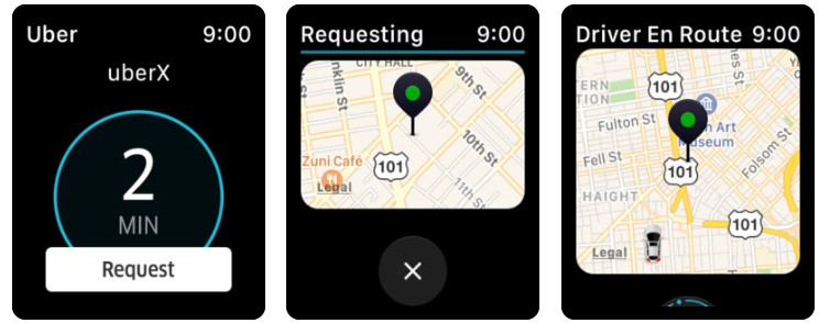 Apple Watch Daily Life App Uber