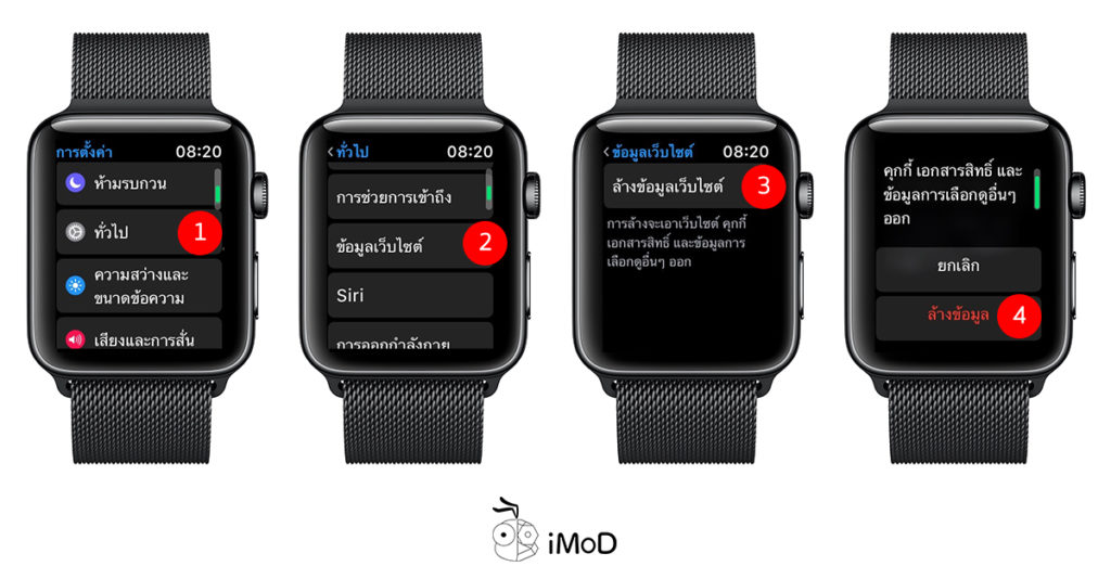 Clear Website Data Watchos 5 Apple Watch 1