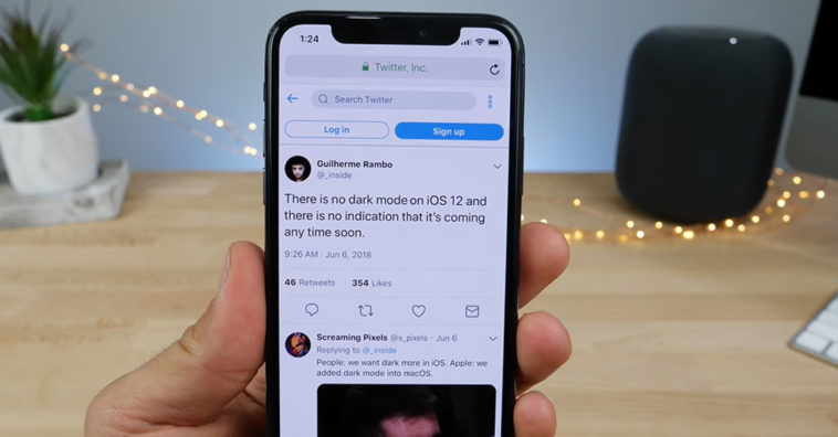 Darkmode Not Comming Ios 12