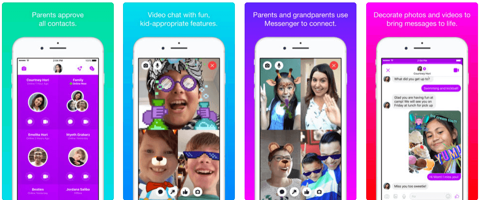 Facebook Rolling Messenger Kids Outside Usa 1
