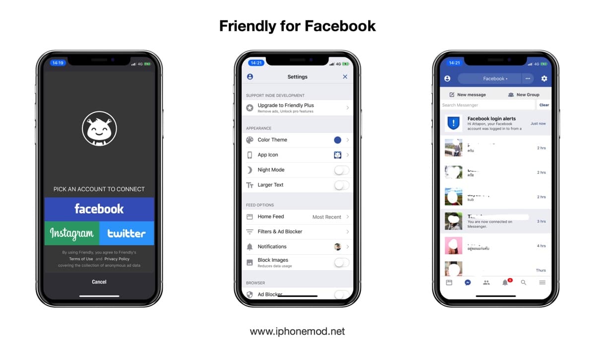 Friendly For Facebook App