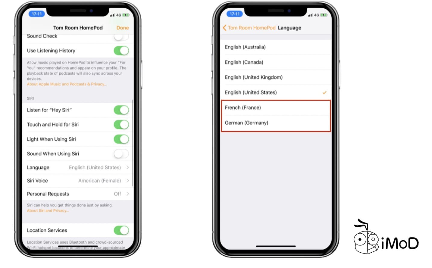 Homepod Language Support June 2018