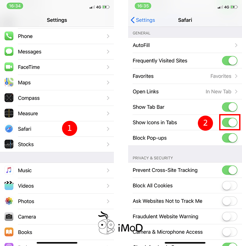 How To Show Fav Icon Ios 12 Iphon Ipad 4