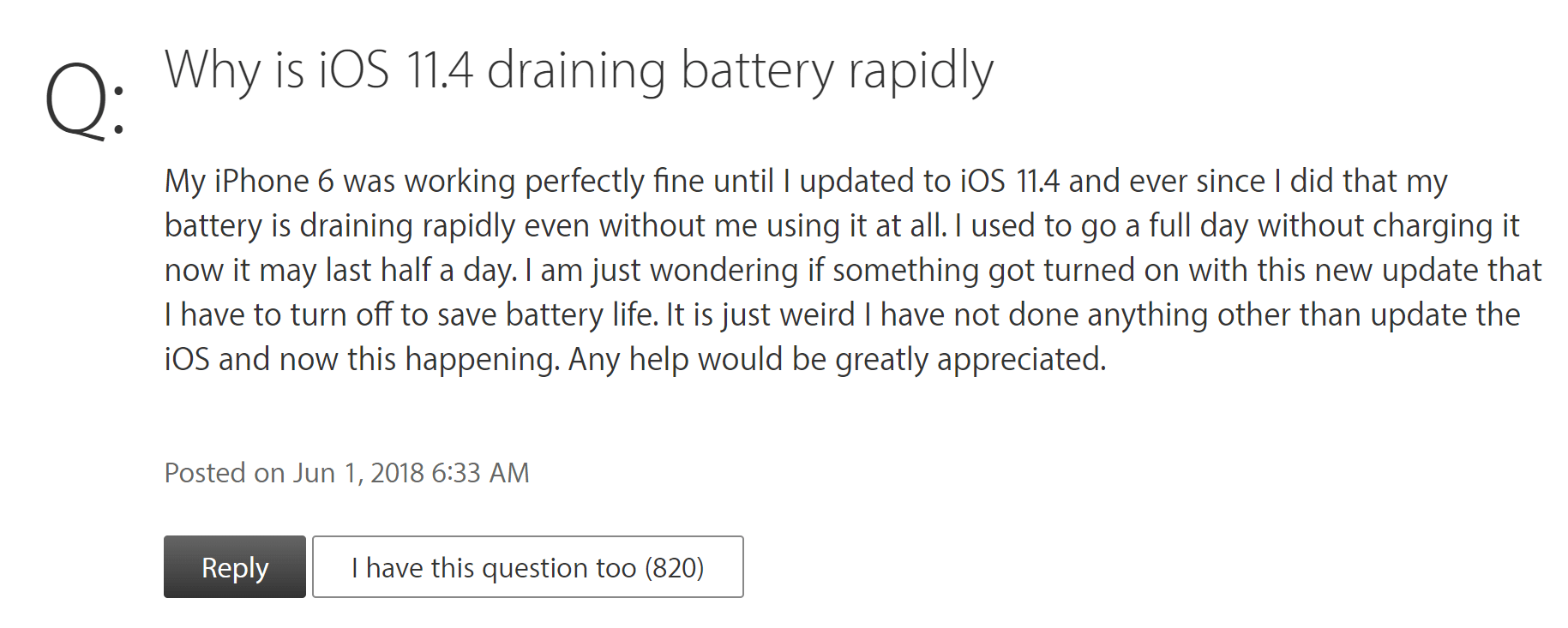 Ios 11 4 Battery Draining 1