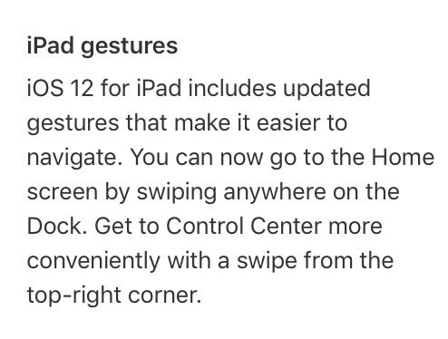 Ios 12 Ipad Same Gestures Iphone X 3