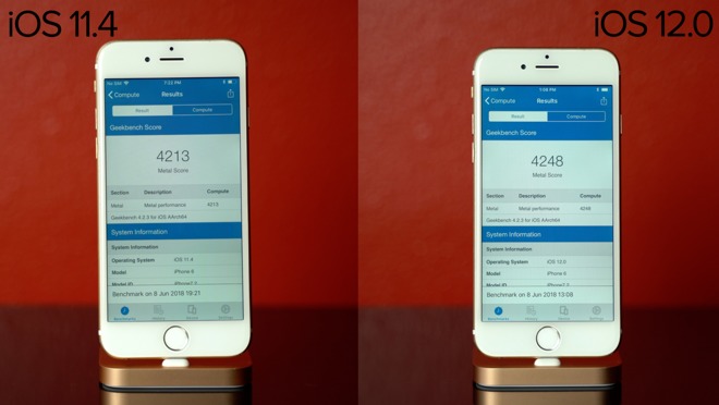 Ipad Mini 2 And Iphone 6 Ios 12 Beta 1 Performance Test 3