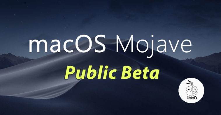Macos Mojave Public Beta 1