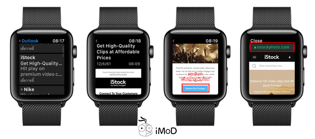 Show Web Content Mail App On Apple Watch Watchos5 2
