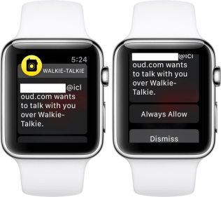 Walkie Talkie Watchos 5 14