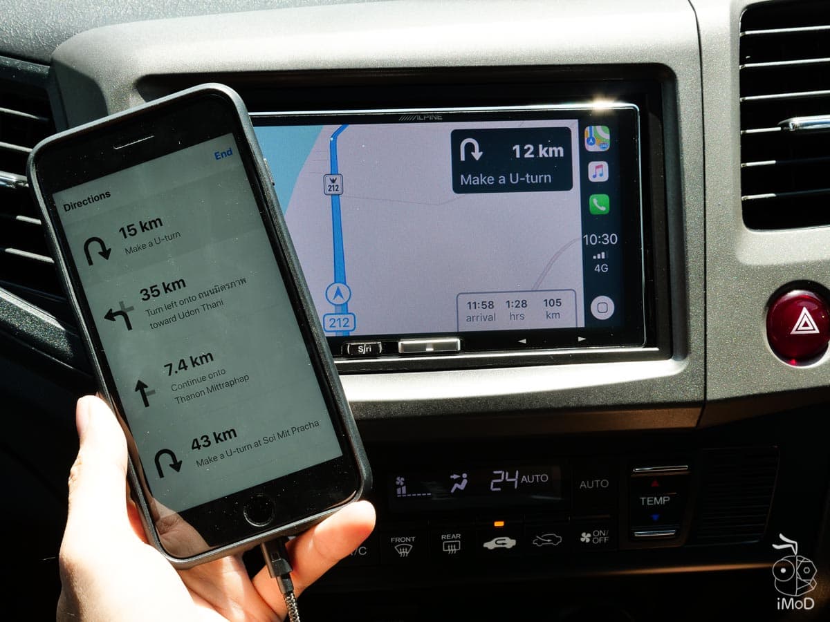 Apple Maps Carplay Thailand Available 4036