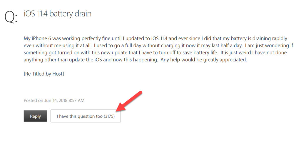 Iphone Battery Drains After Updated Ios 11 4 More Users Report 1