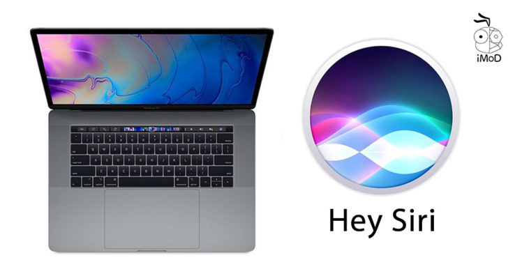 Macbook Pro 2018 Hey Siri 1