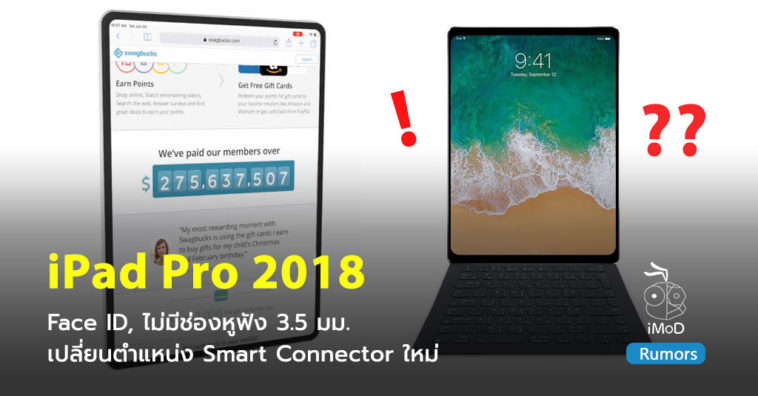 Macotakara Ipad Pro 2018 No Headphone Jack Faceid Reloacate Smartconnector