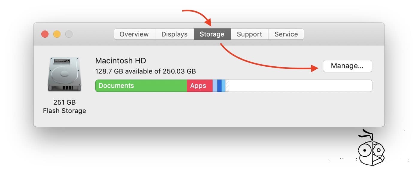 Storage Management Macos