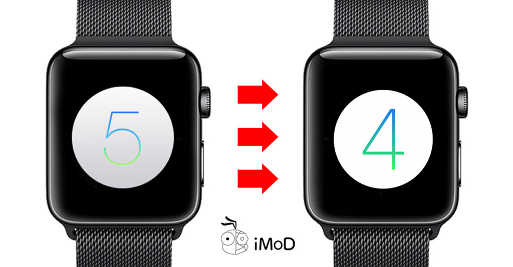 Why Cannot Downgrad Watchos Apple Watch 1