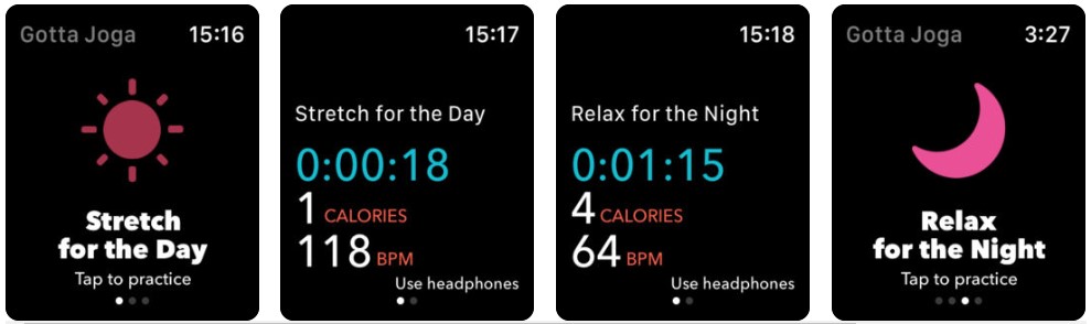 Yoga For Apple Watch Gotta Joga 1