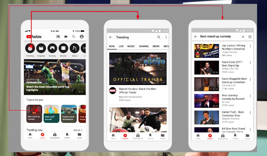 Youtube Test New Feature Explore 2