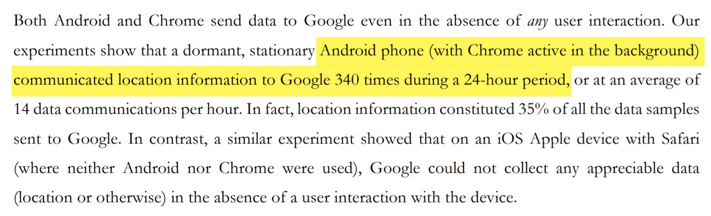 Android Collects Location Data 10 Times More Than Ios 1