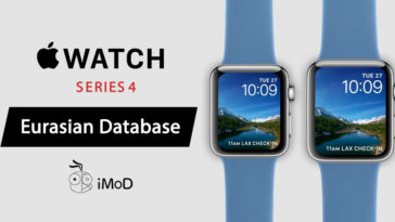 Applewatch Series 4 Six Model Eurasian Database Registered