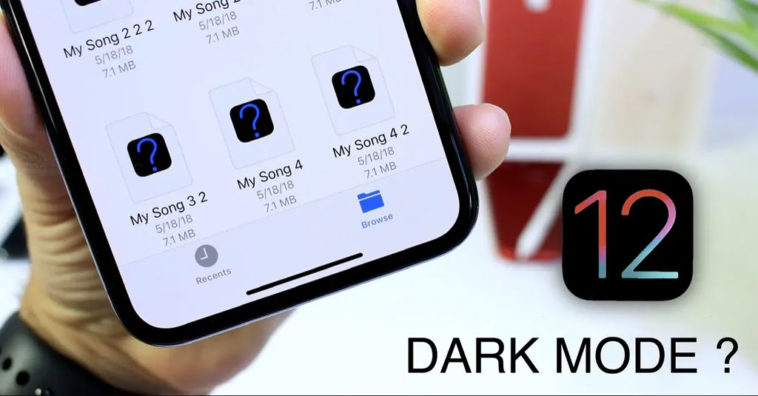 Darkmode Maybe Come Ios 12