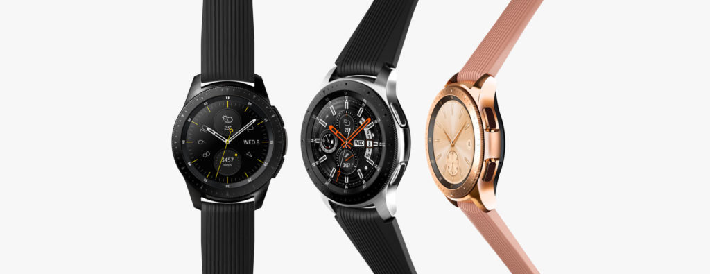 Galaxy Watch Silver Black Rosegold 1