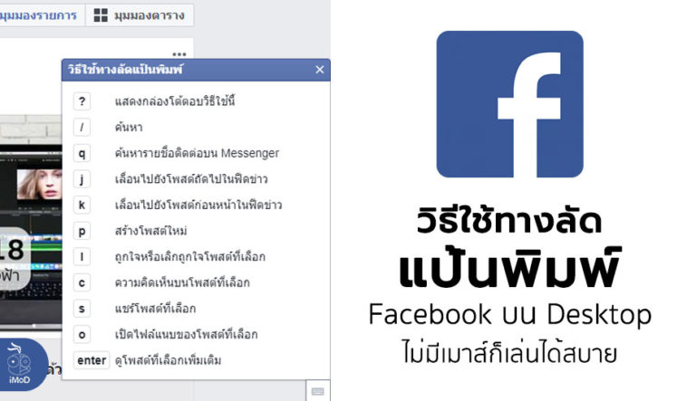 How To Use Keyboard Shortcut Facebook Cover