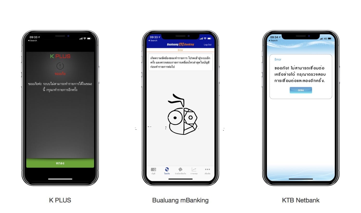 Internet Banking App Down