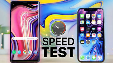 Iphone X And Galaxy Note 9 Speed Test