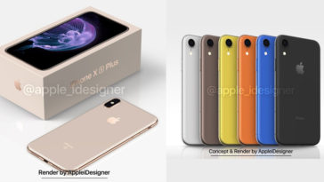 Iphone X Plus And Iphone 2018 Render By Appleidesigner