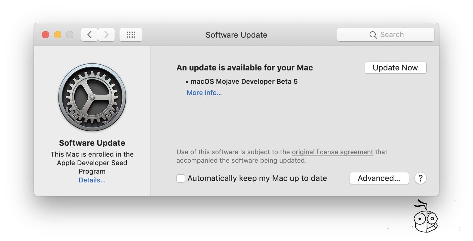 Macos Mojave Developer Beta 5 01