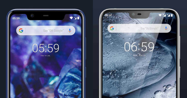 Nokia เปิดตัว Nokia 5.1 Plus และ Nokia 6.1 Plus มาพร้อมรอยบาก ใช้ ...