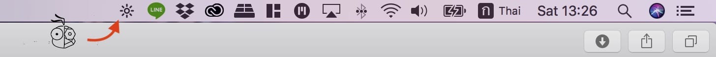 Brightness Slider On Mac Status Bar