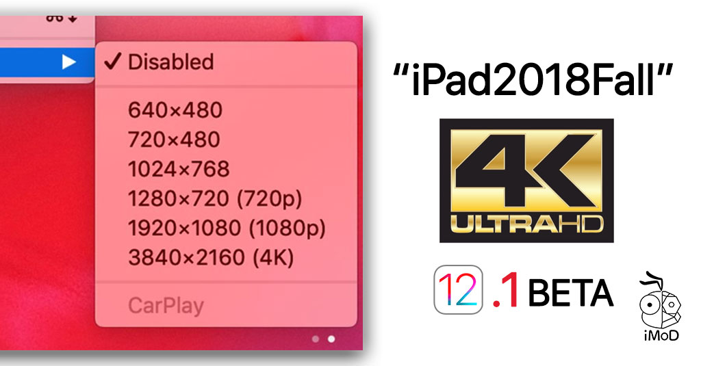 Ios 12 1 Beta Ipad Pro 2018 Support 4k By Usb C