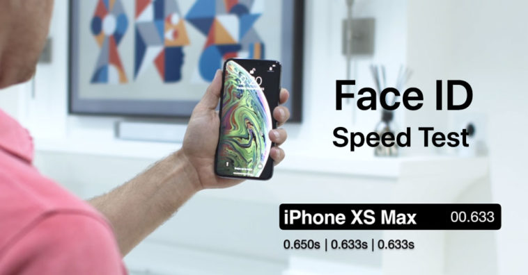 Iphone X Iphone Xs Iphone Xs Max Face Id Speed Test