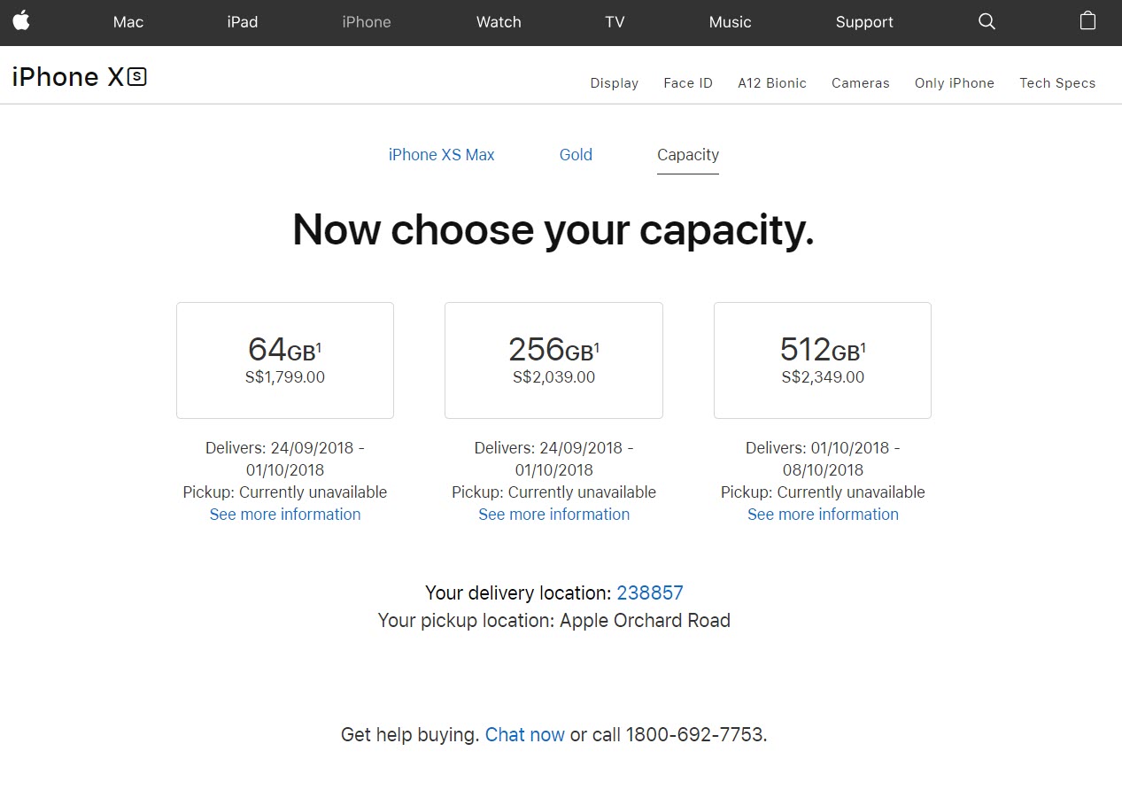 Iphone Xs Apple Watch Series 4 Pre Order 14 Sept Recieve Oct 2018 1