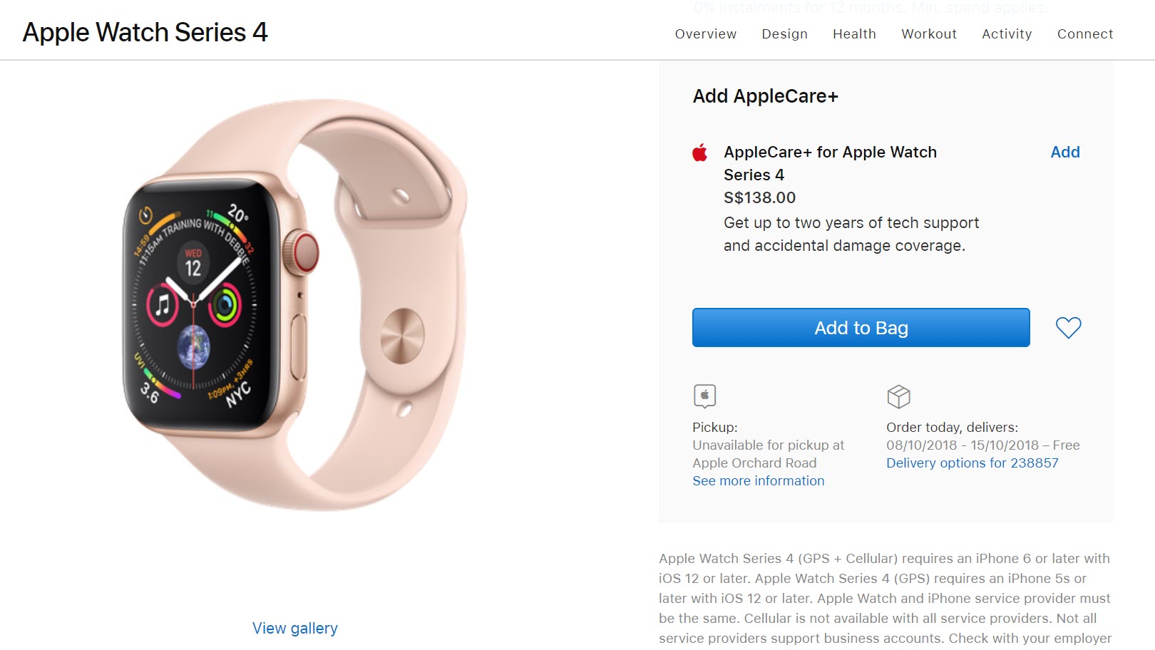 Iphone Xs Apple Watch Series 4 Pre Order 14 Sept Recieve Oct 2018 3