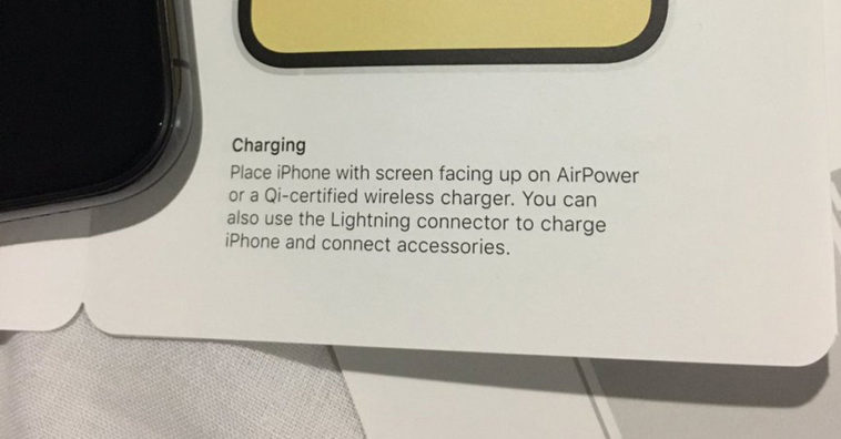 Iphone Xs Mention Support Airpower